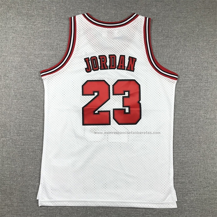 Camiseta Nino Chicago Bulls Michael Jordan NO 23 Mitchell & Ness 1997-98 Blanco